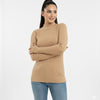 Turtleneck Knit Basic Sweater