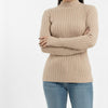 Turtleneck Knit Basic Sweater