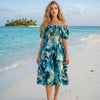 Basic Wear Club | Basic Flory Short Sleeves Mini Dress | Summer Dress for Women