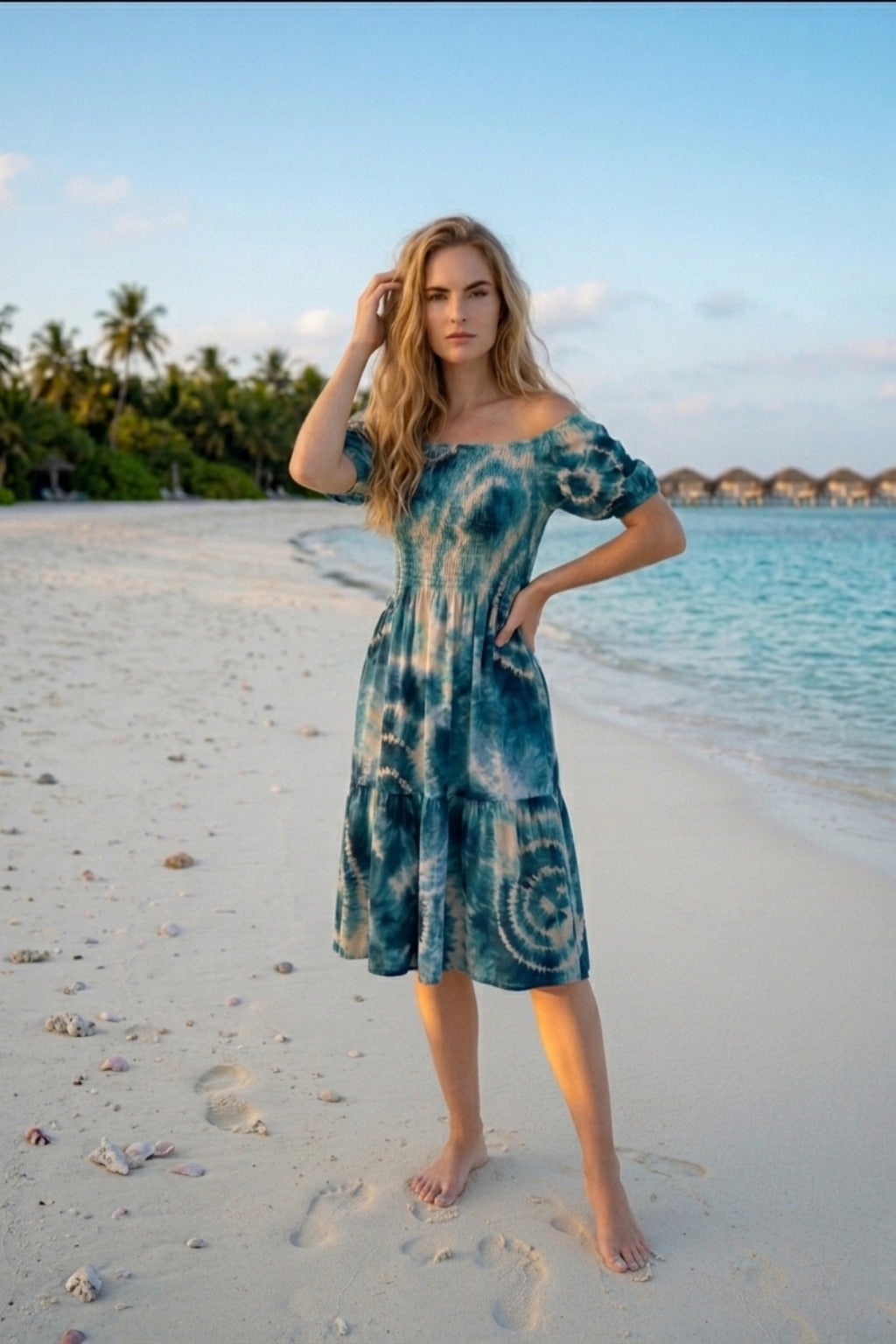 Basic Wear Club | Basic Flory Short Sleeves Mini Dress | Summer Dress for Women