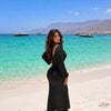 Basic Wear Club | Coastal Crochet Beach Cover-Up Maxi Dress | Elegant Swim Cover-Up for Women in Egypt