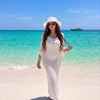 Basic Wear Club | Coastal Crochet Beach Cover-Up Maxi Dress | Elegant Swim Cover-Up for Women in Egypt