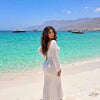 Basic Wear Club | Coastal Crochet Beach Cover-Up Maxi Dress | Elegant Swim Cover-Up for Women in Egypt