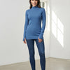 Basic Wear Club | Women's Plain Turtleneck Long Sleeve Top | One Size