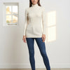 Basic Wear Club | Women's Plain Turtleneck Long Sleeve Top | One Size