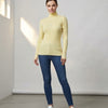 Basic Wear Club | Women's Plain Turtleneck Long Sleeve Top | One Size