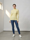 Basic Wear Club | Women's Plain Turtleneck Long Sleeve Top | One Size