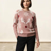 Basic Wear Club | Festive Reindeer Knit Sweater | One Size Up to 95 KG
