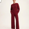 Basic Wear Club | Women's Cable Knit Two-Piece Sweater Set | One Size up  to 95K
