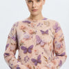 Basic Wear Club | Women's Printed Floral Knit Sweater | Winter | Up to 90K