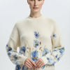 Basic Wear Club | Women's Printed Floral Knit Sweater | Winter | Up to 90K