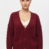 Women's Cable Knit V-Neck Sweater