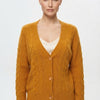 Women's Cable Knit V-Neck Sweater
