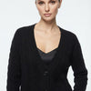 Women's Cable Knit V-Neck Sweater