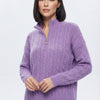Basic Wear Club | Women's Cable Knit Half-Zip Sweater | Winter | Up to 95K