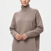 Women's Oversized Turtleneck Knit Sweater