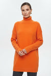 Women's Oversized Turtleneck Knit Sweater