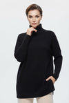 Women's Oversized Turtleneck Knit Sweater