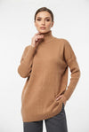Women's Oversized Turtleneck Knit Sweater
