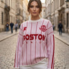 Basic Wear Club | Women's Boston Genius Graphic Knit Sweater | Winter | Up to 90K