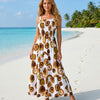 Flory Rayon Cotton Sleeveless Maxi Dress