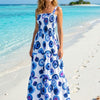 Flory Rayon Cotton Sleeveless Maxi Dress