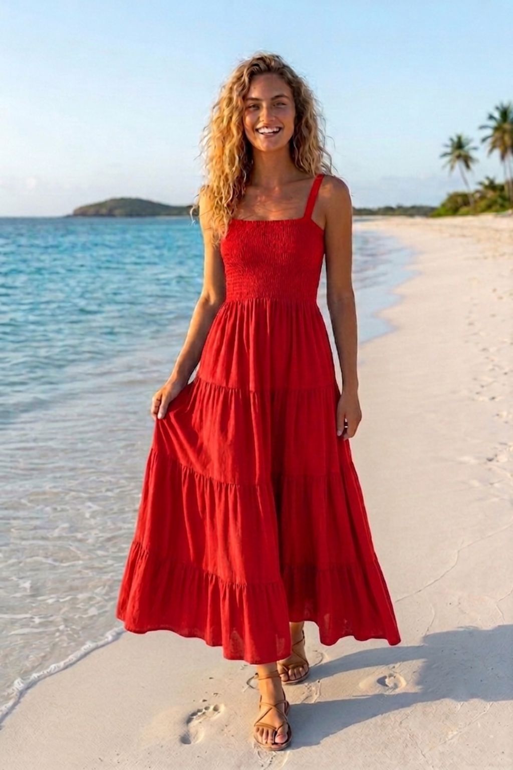 Basic Wear Club | Plain Rayon Sleeveless Maxi Dress | Summer Dress for Women