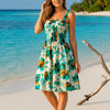 Basic Wear Club | Mini Flory Sleeveless Rayon Cotton Dress | Summer Dress for Women