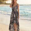 Women's Printed High-Low Summer Dress | One Size up to 85 K | Basic Wear Club
