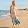 Basic Wear Club | Women's Loose Fit Gradient V-Neck Sundress | One Size (Fits Up to 80 KG)