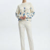 Basic Wear Club | Women's Printed Floral Knit Sweater | Winter | Up to 90K