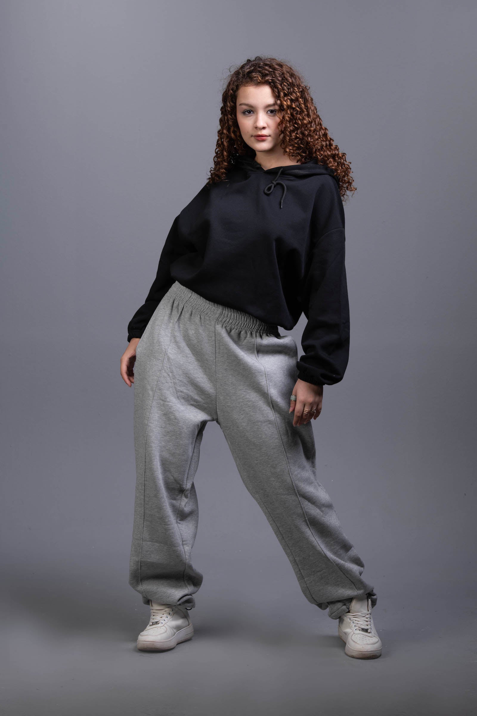basic wear club | pants | bottoms | Gray | Melton Sweat Pants
