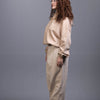 basic wear club | pants | bottoms | Beige | Melton Sweat Pants