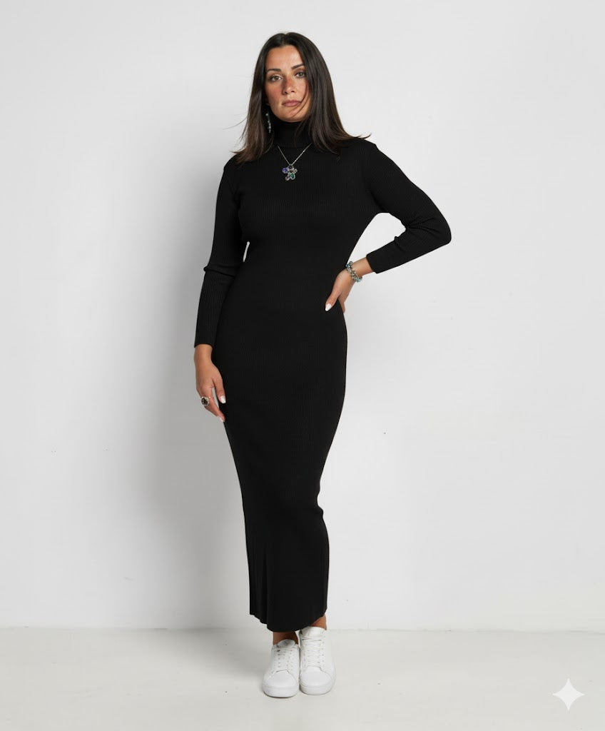 knit maxi bodycon dress Charlette Pink Knit Maxi Dress - US 6