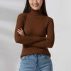 Basic Long Sleeves Ribbed Knit Top – Comfortable and Chic