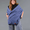 denim Knit wool Shawl