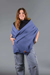 denim Knit wool Shawl