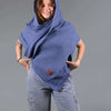 denim Knit wool Shawl