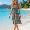 Basic Wear Club | Flory Rayon Cotton Sleeveless camouflage Mini Dress