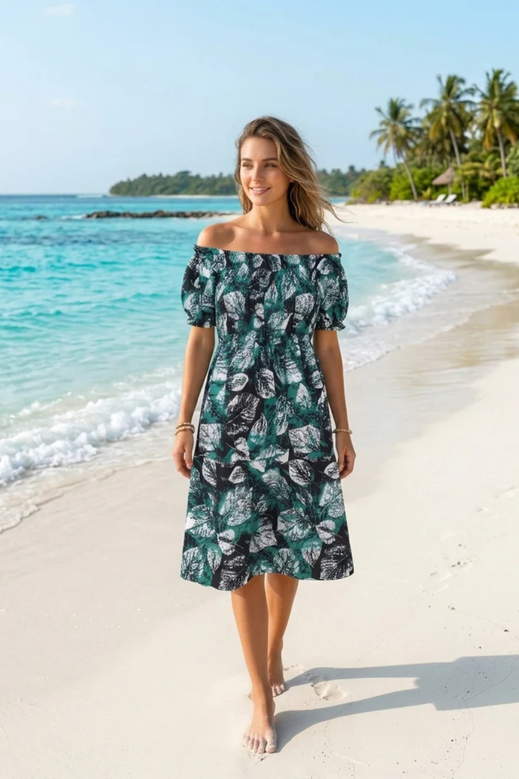 Rayon Cotton Mini Dress | Basic Wear Club