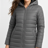 gray Waterproof Puffer Jacket
