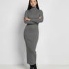 Maxi Bodycon Knit Dress – Elegant, Comfortable, and Stylish