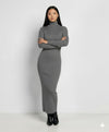 Maxi Bodycon Knit Dress – Elegant, Comfortable, and Stylish