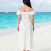 Basic Wear Club | Plain Rayon Cotton Short Sleeves Maxi Dress | Summer Dress for Women
