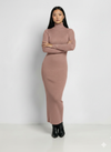  light brown_body_cone_knit_dress