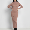  light brown_body_cone_knit_dress