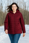 red  Waterproof Puffer Jacket