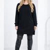 فستان بلوفر أسود – Black Women’s Knit Sweater Dress | Basic Wear Club Egypt