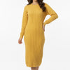 Cozy Cable Knit Bodycon Dress