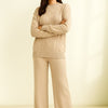 Two-Piece Mixed Cotton Knit Set